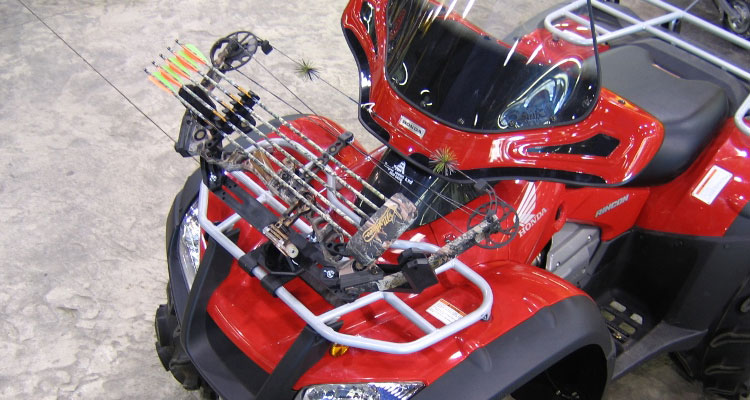 atv bow rack