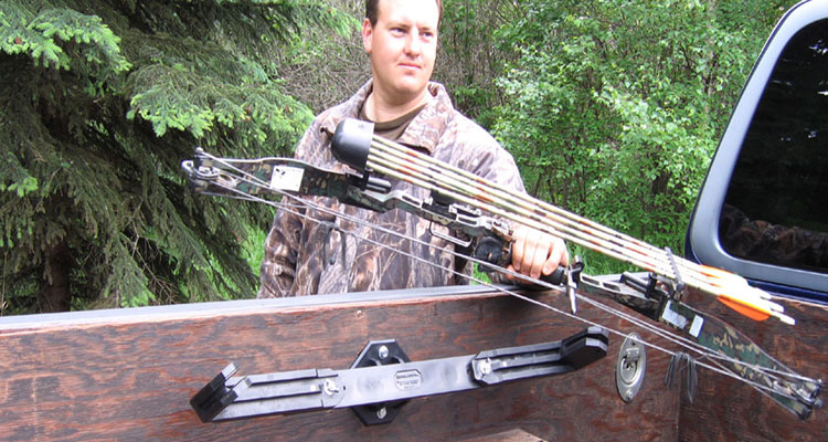 truck box bow rack